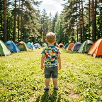 Купить готовый сайт Детский лагерь в Тавде - посмотреть и заказать, недорогой шаблон сайта, цена 